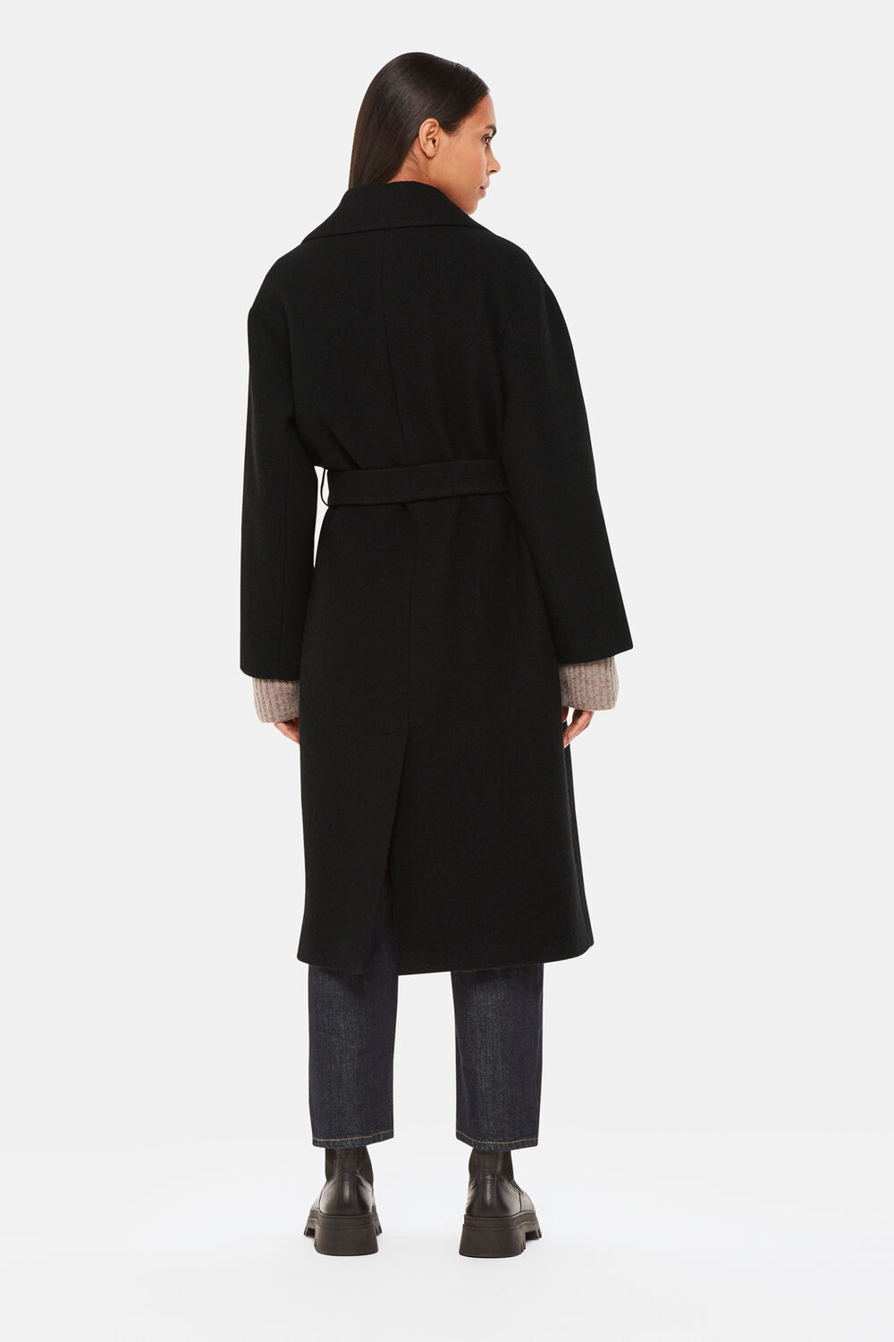 Lorna Wrap Wool Coat