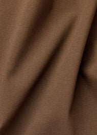 Wool Blend Barrel Trouser