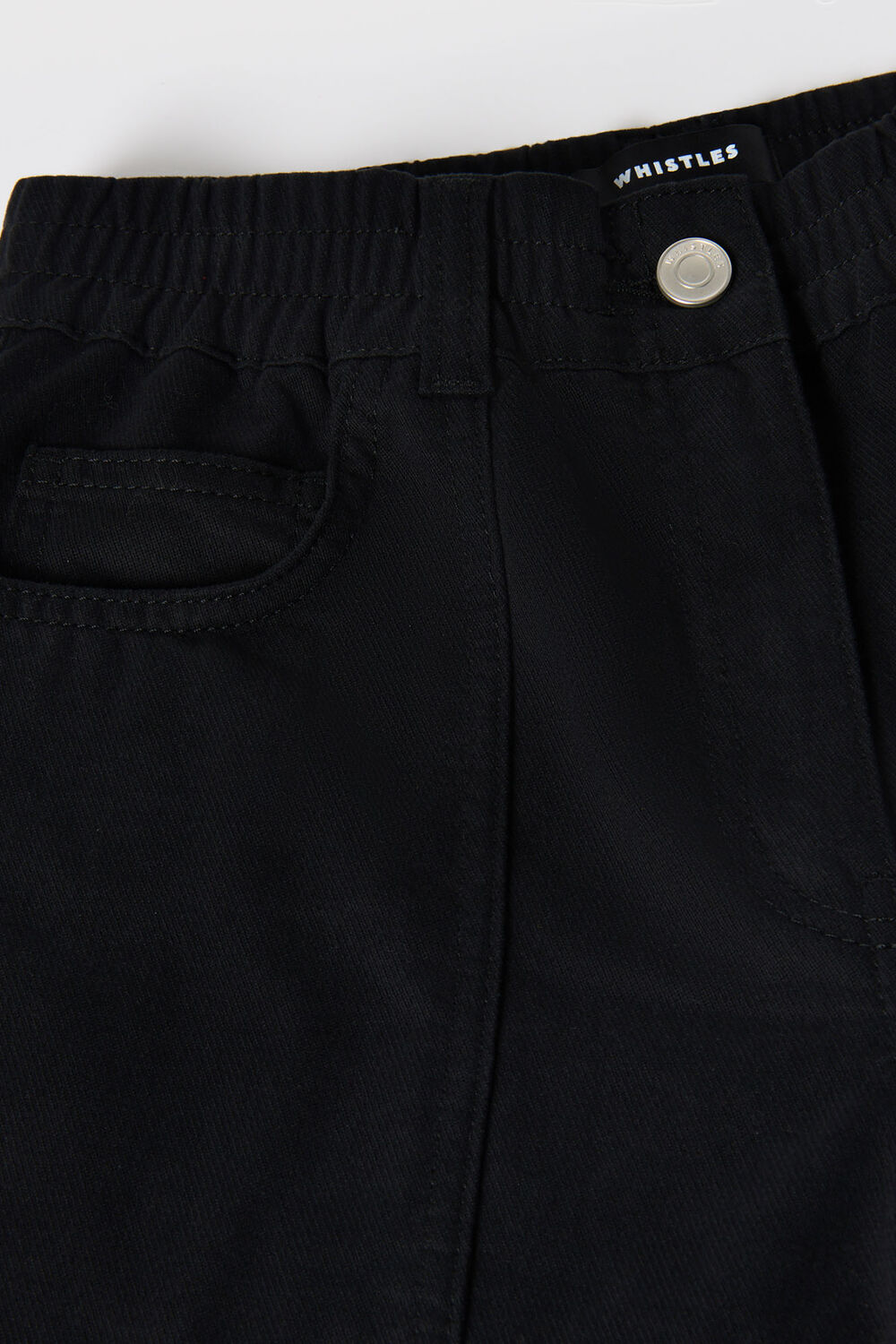 Solid Black Tessa Casual Pants&nbsp;