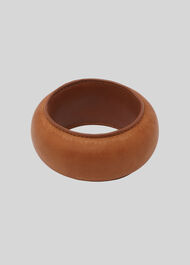 Leather Bangle Tan