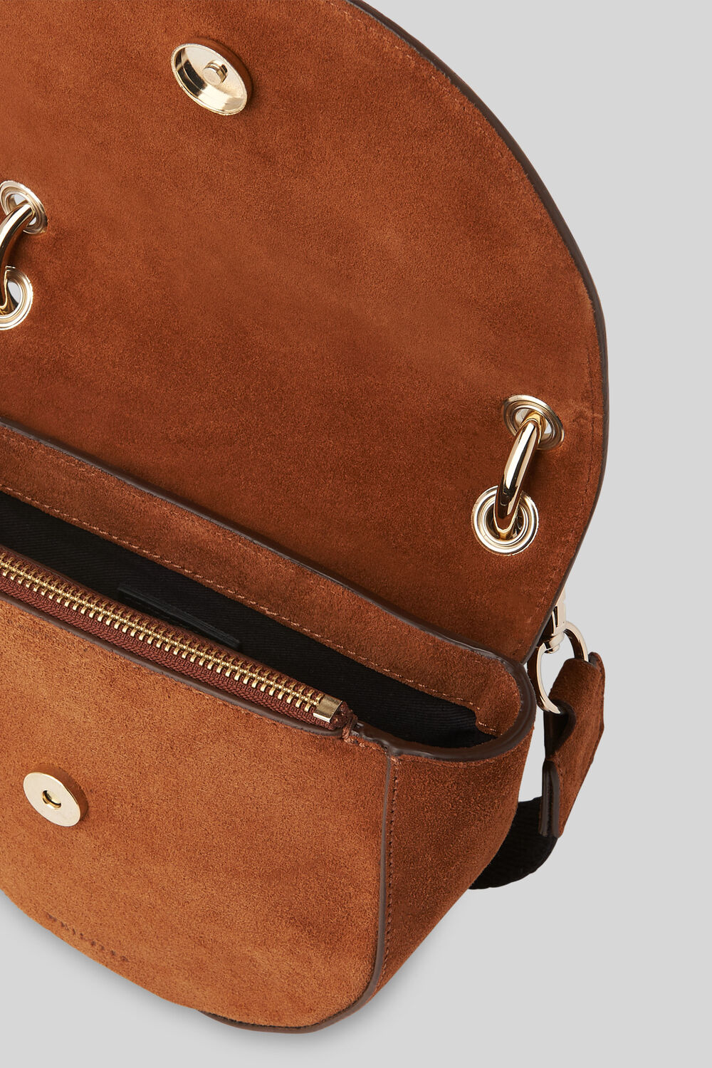 Felix Resin Chain Saddle Bag Tan