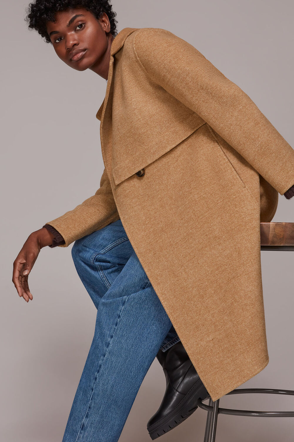 Yasmin Double Faced Wool Coat