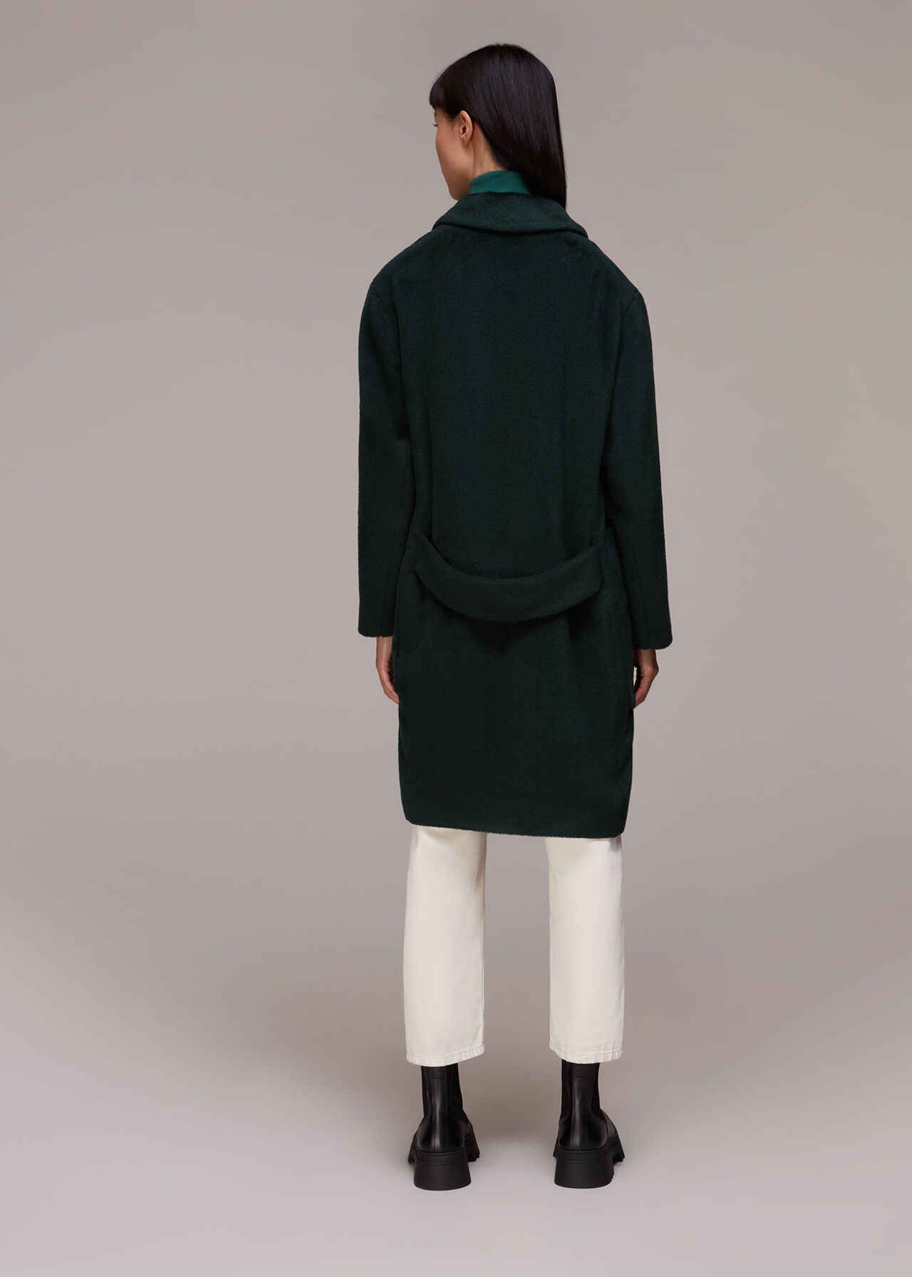 Lola Wool Mix Cocoon Coat
