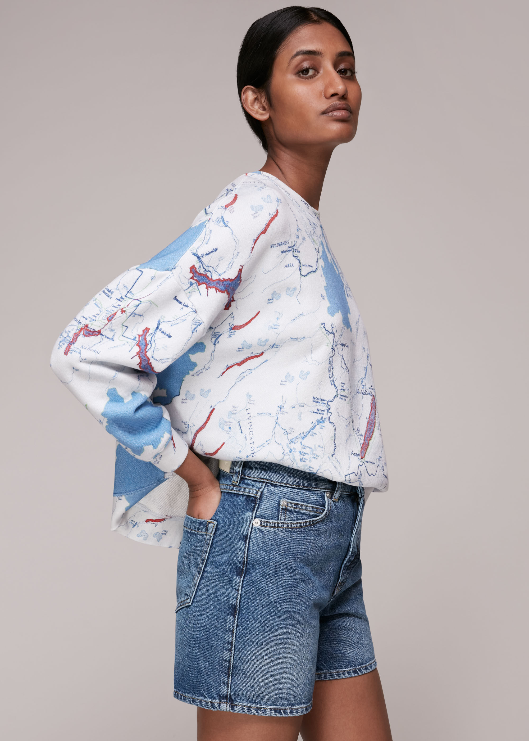 Denim Authentic Denim Short | WHISTLES 
