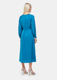 Petite Serpent Jacquard Midi Dress