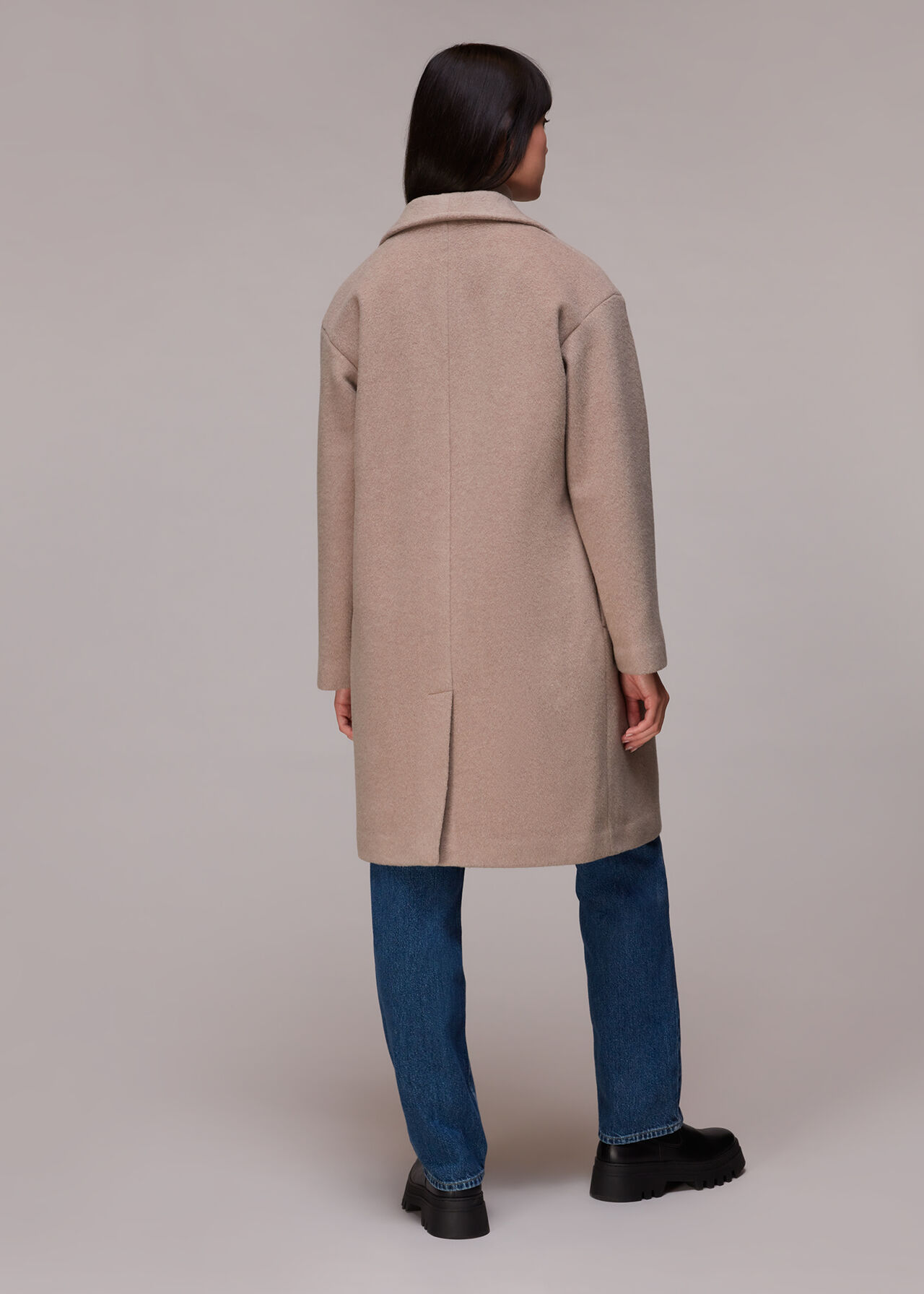 Collar Detail Wool Coat
