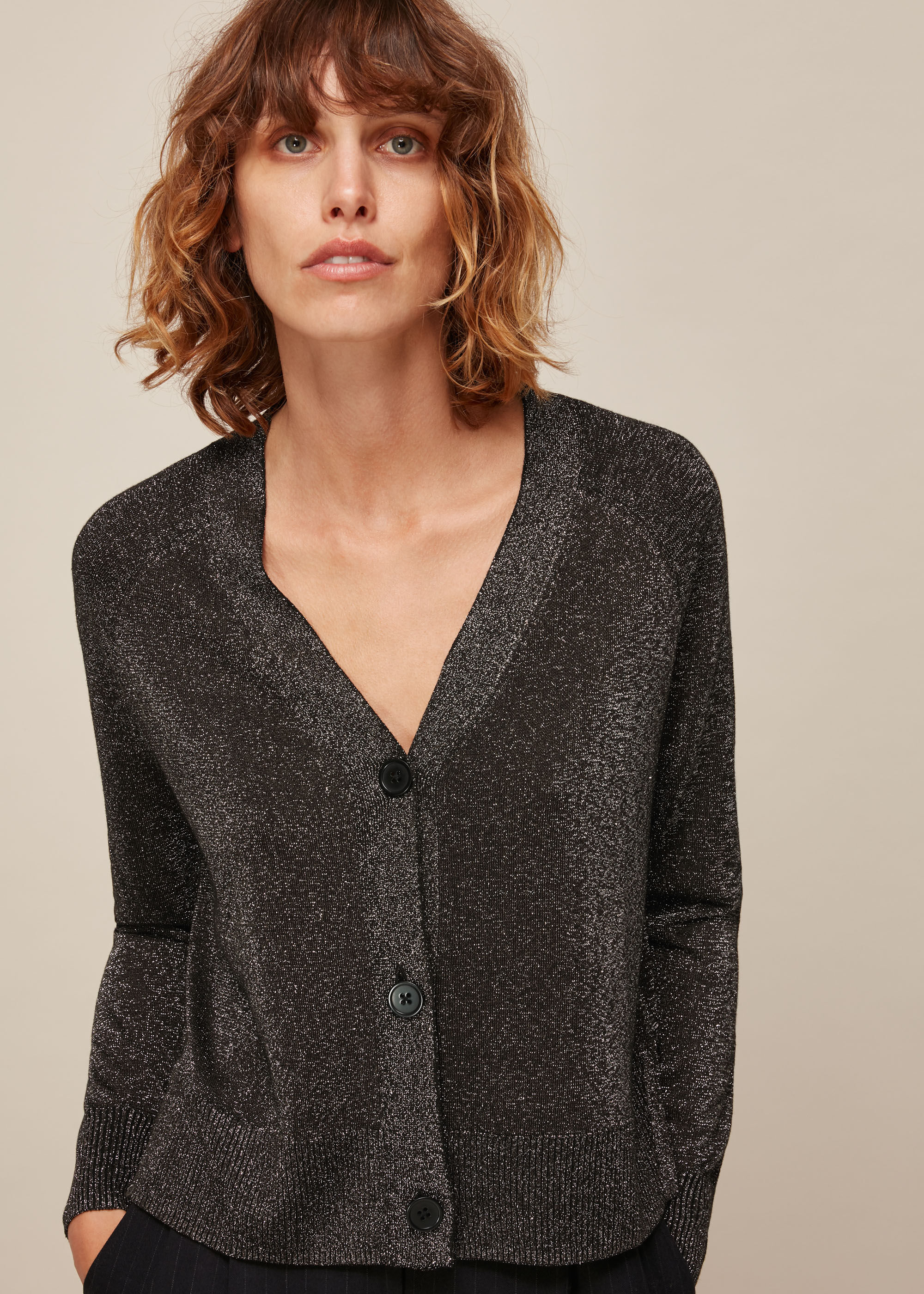 Silver cardigan womens hotsell