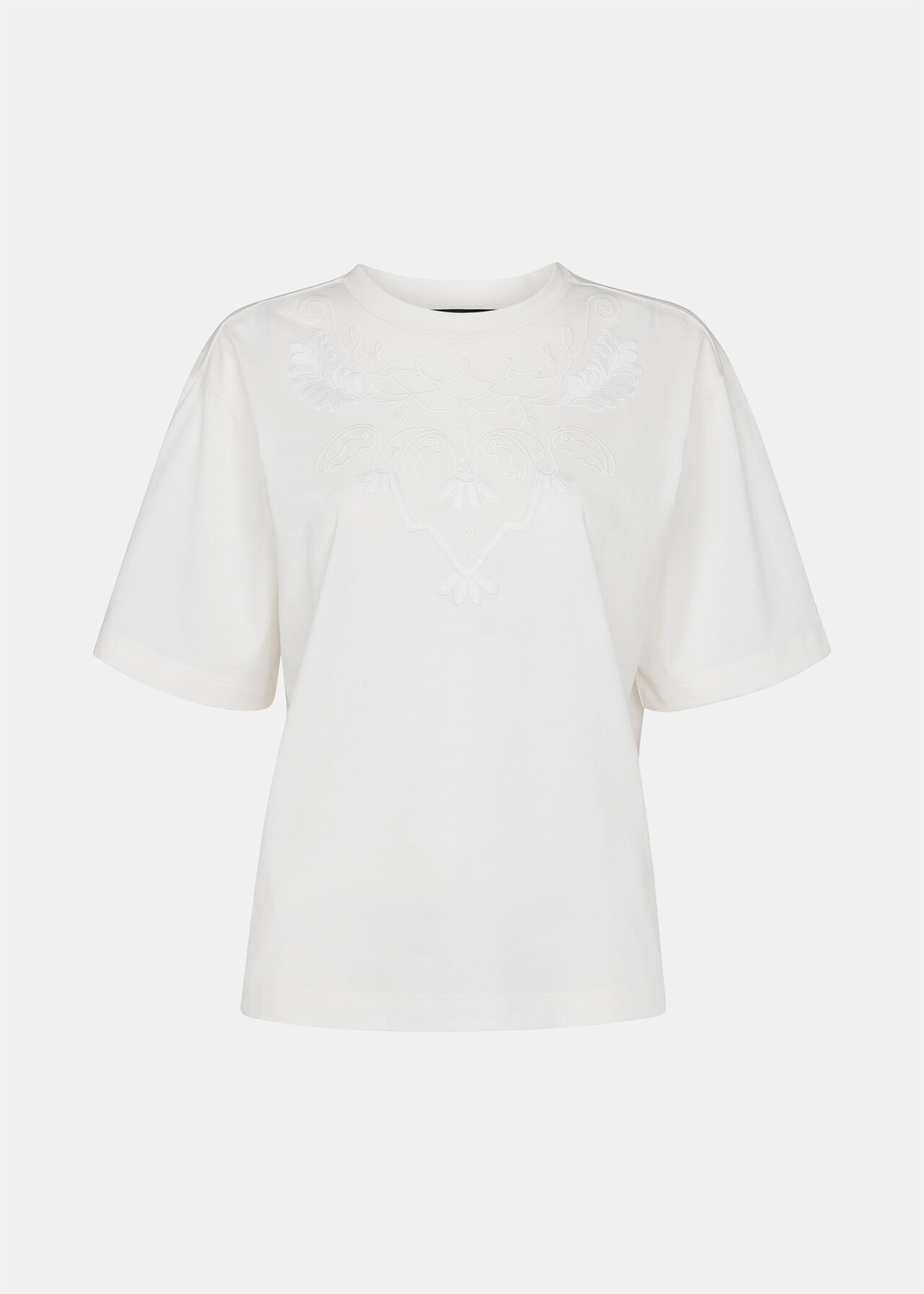 Embroidered Cotton T-Shirt