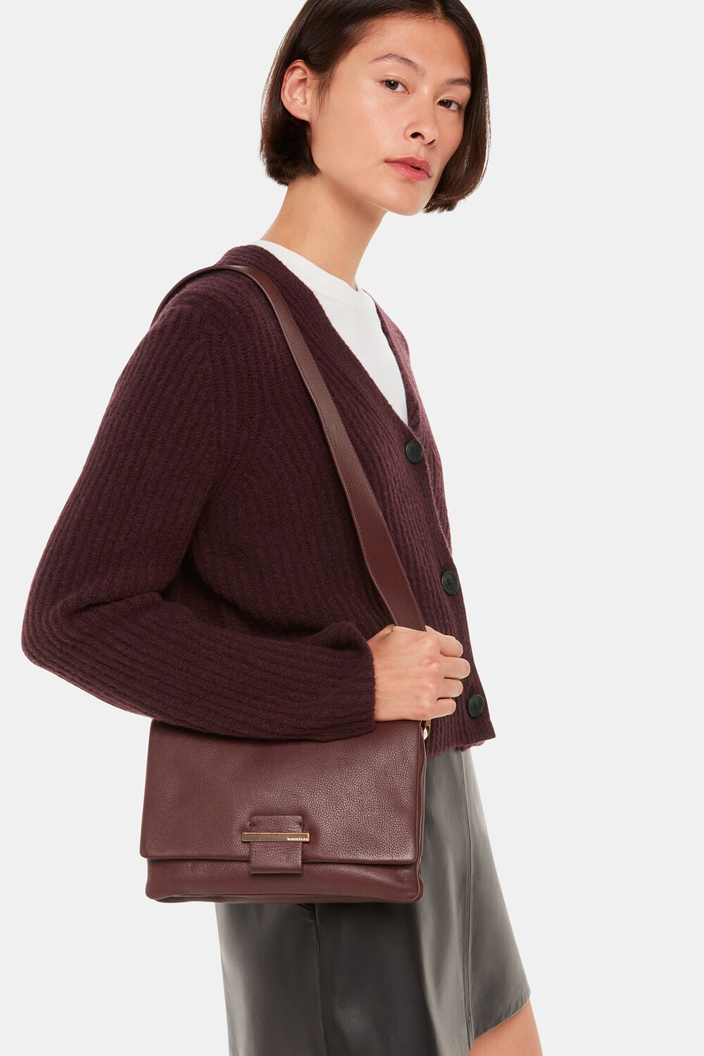 Wool Mix Rib Cardigan