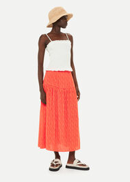 Optical Rope Tiered Skirt