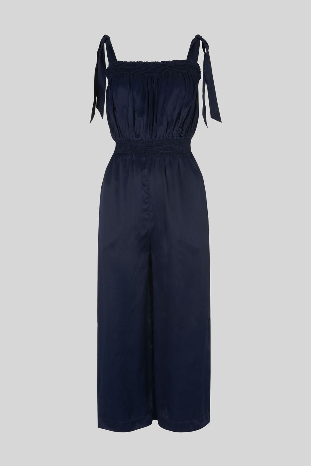 Ally Tie Shoulder Jumpsuit Navy