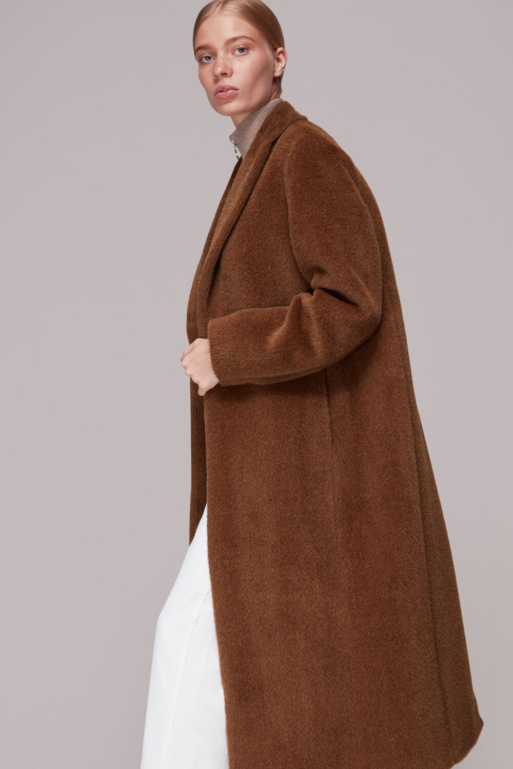 Emma Alpaca Mix Luxe Coat