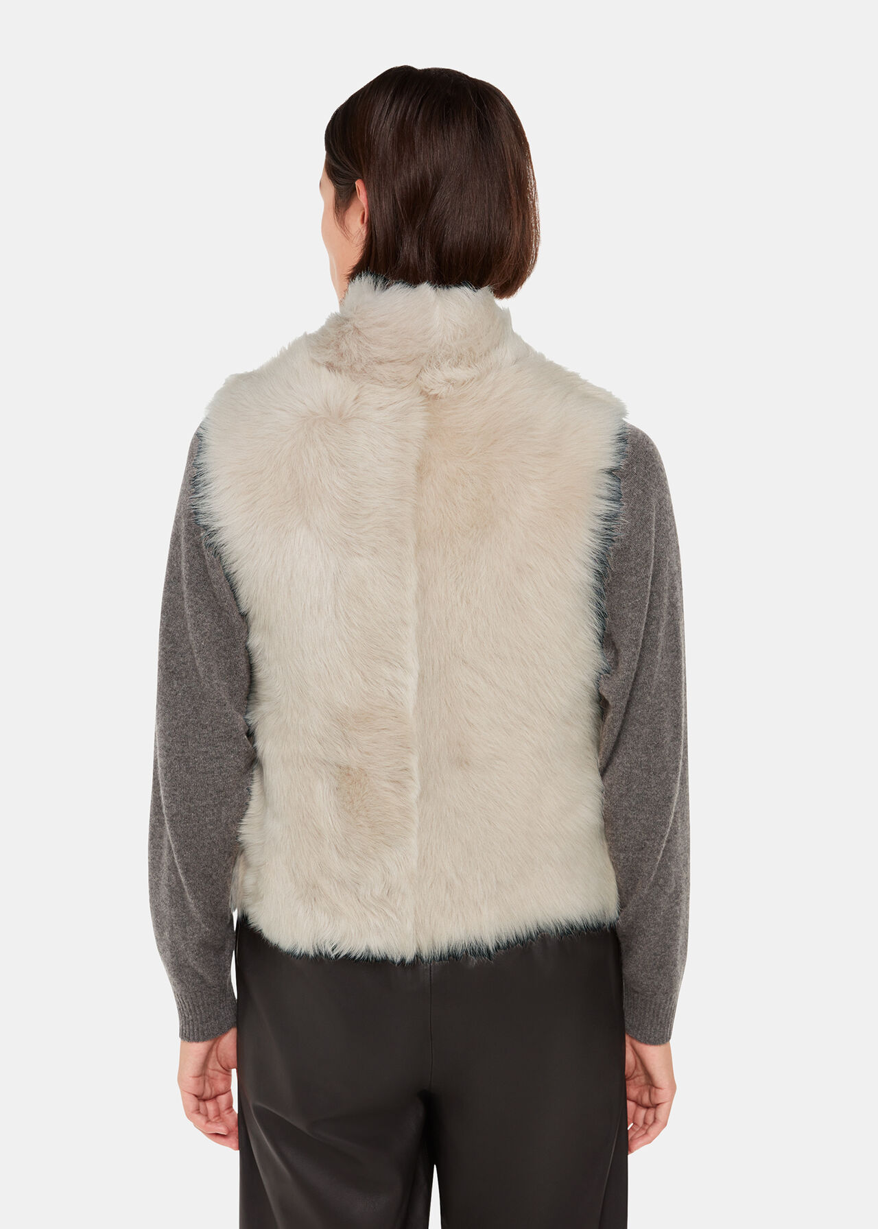 Short Toscana Sheepskin Gilet