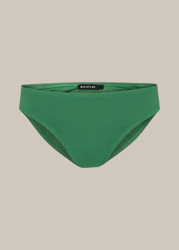 Textured Bikini Bottom