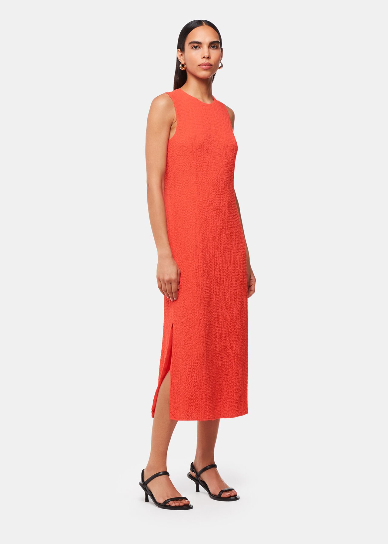 Erin Texture Midi Dress