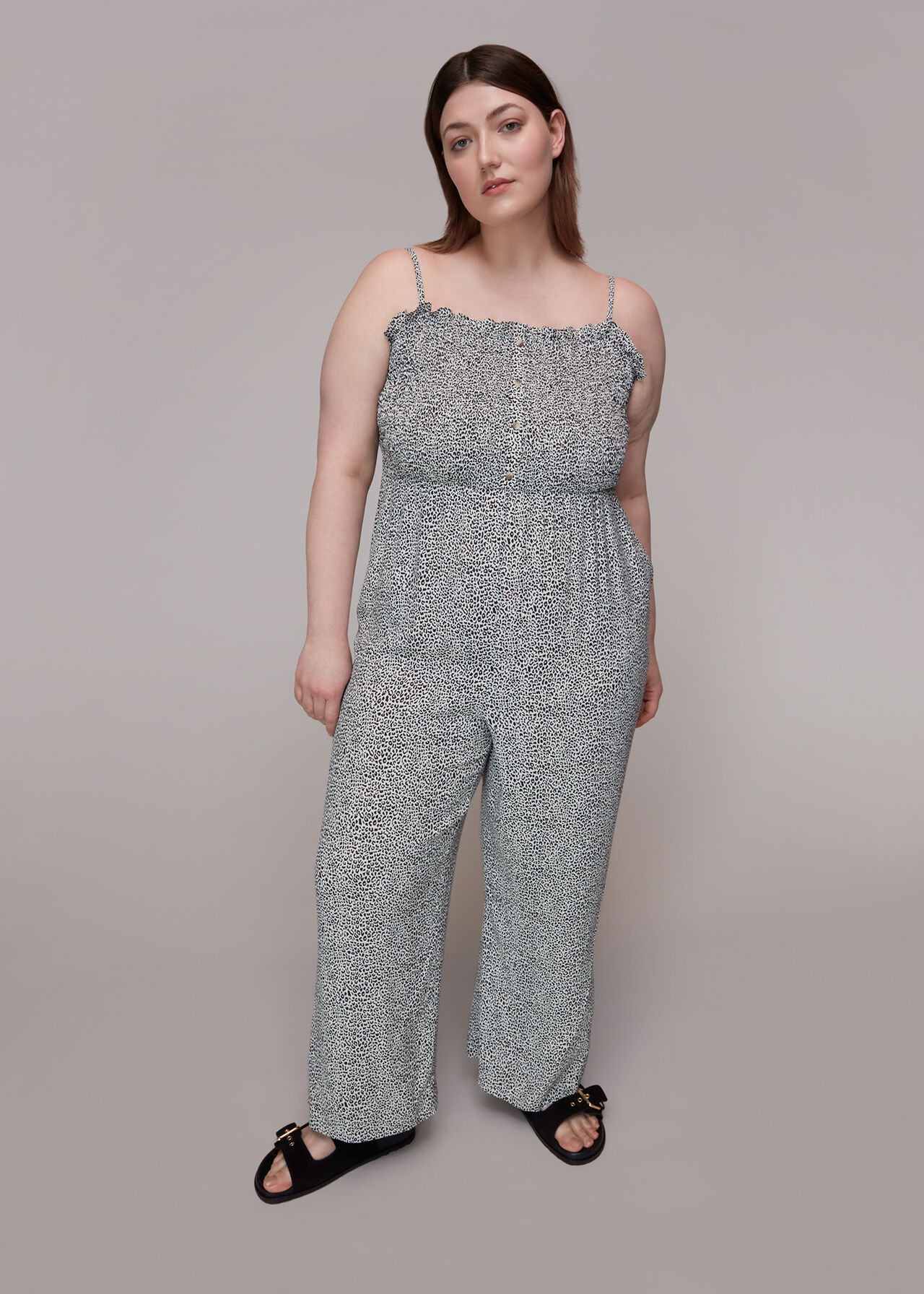 Gradient Leopard Jumpsuit