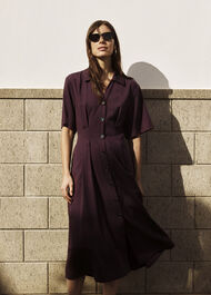 Renee Button Shirt Dress
