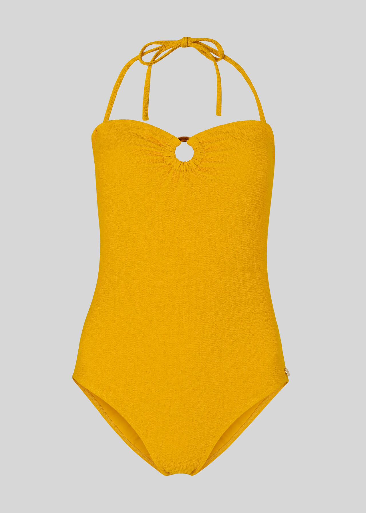 Tort Ring Square Swimsuit Yellow