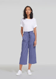 Ash Stripe Poplin Trouser Multicolour