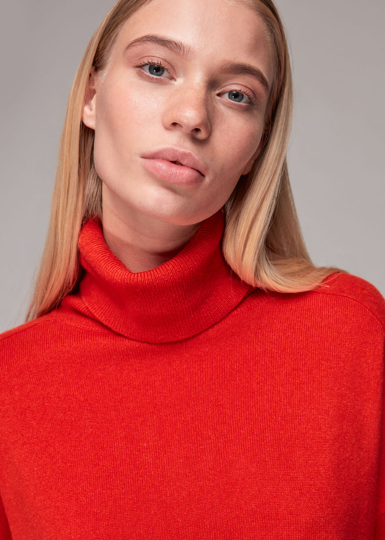 Cashmere Roll Neck Jumper