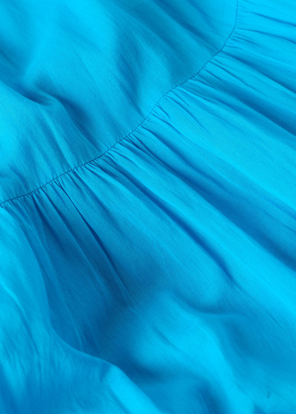 Cotton Maxi V Neck Sundress