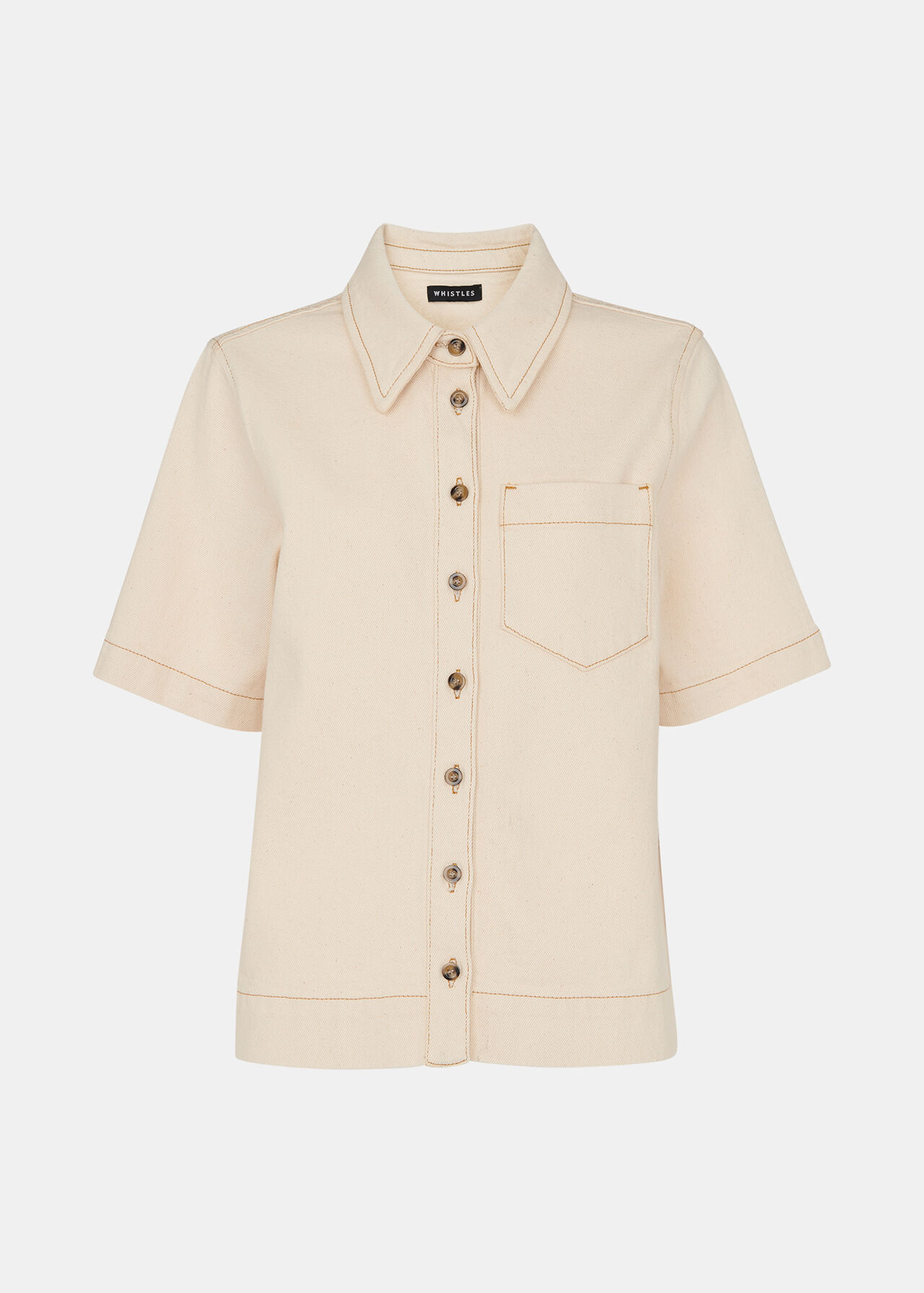 Jade Short Sleeve Denim Shirt