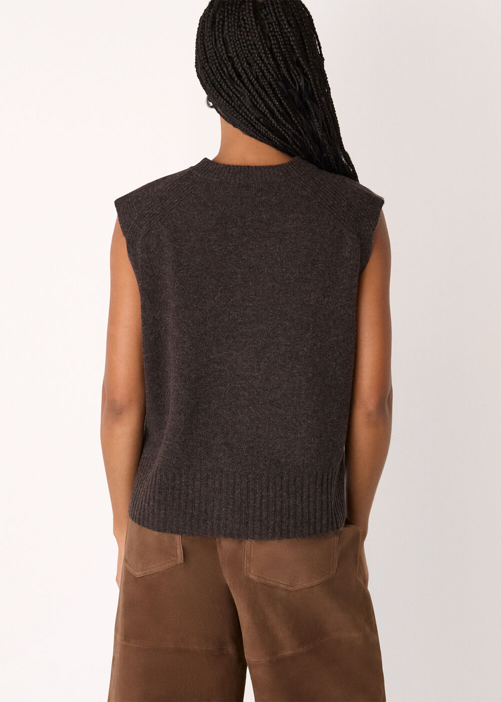 Wool Sleeveless Tank