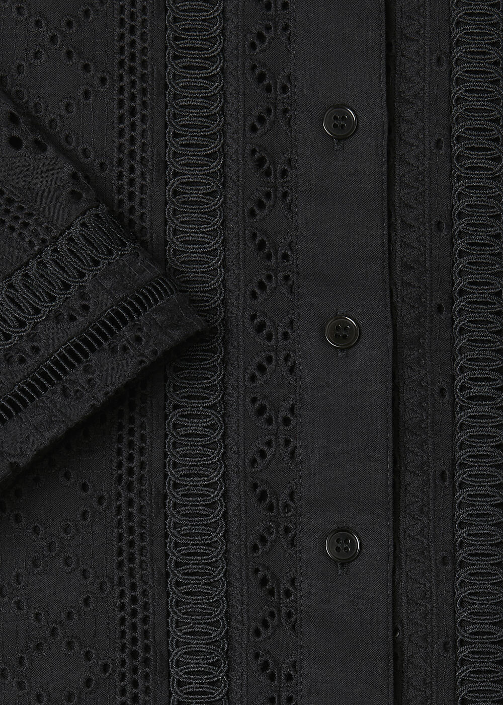Broderie Cotton Shirt
