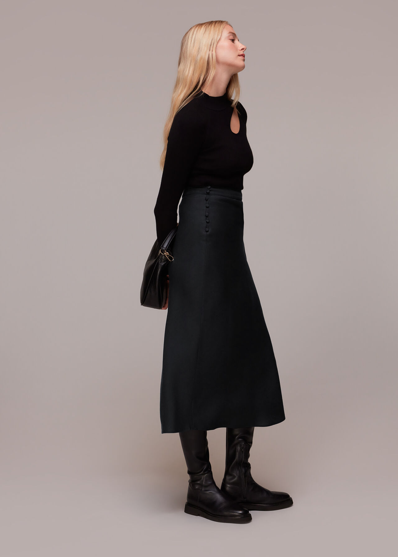 Taylor Bias Cut Skirt