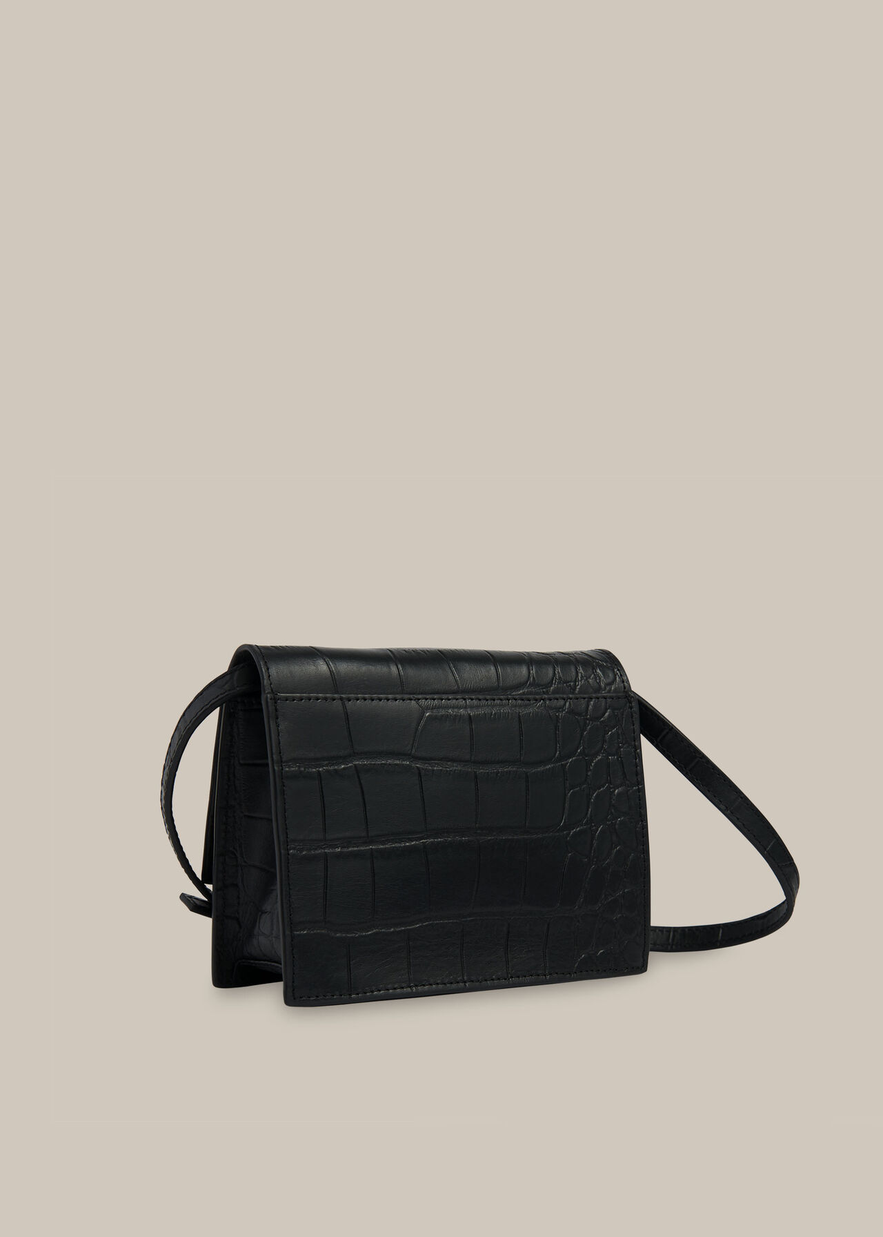 Suri Mini Croc Crossbody