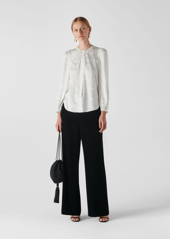 Cloud Jacquard Blouse