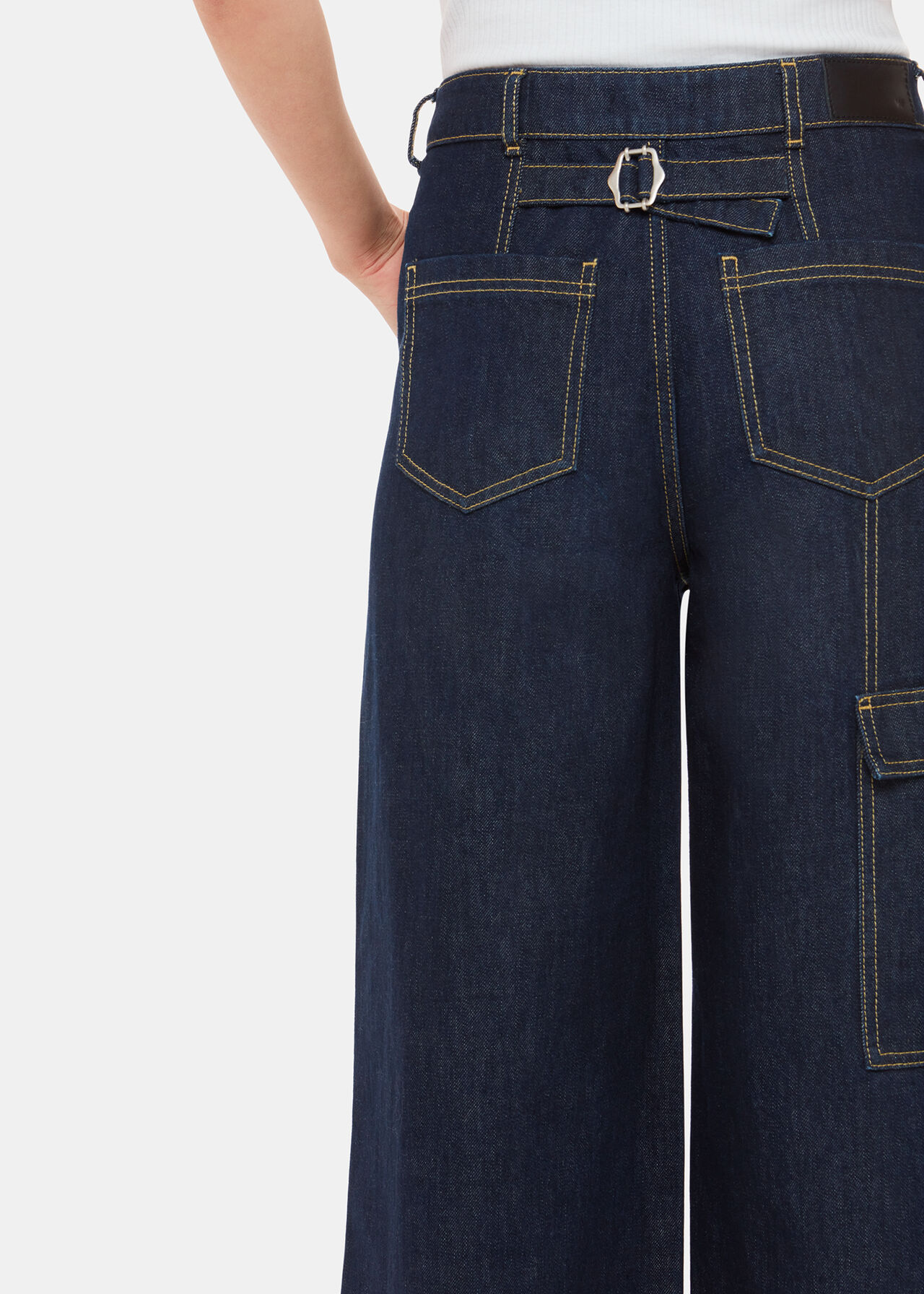 Wide Leg Cargo Jean