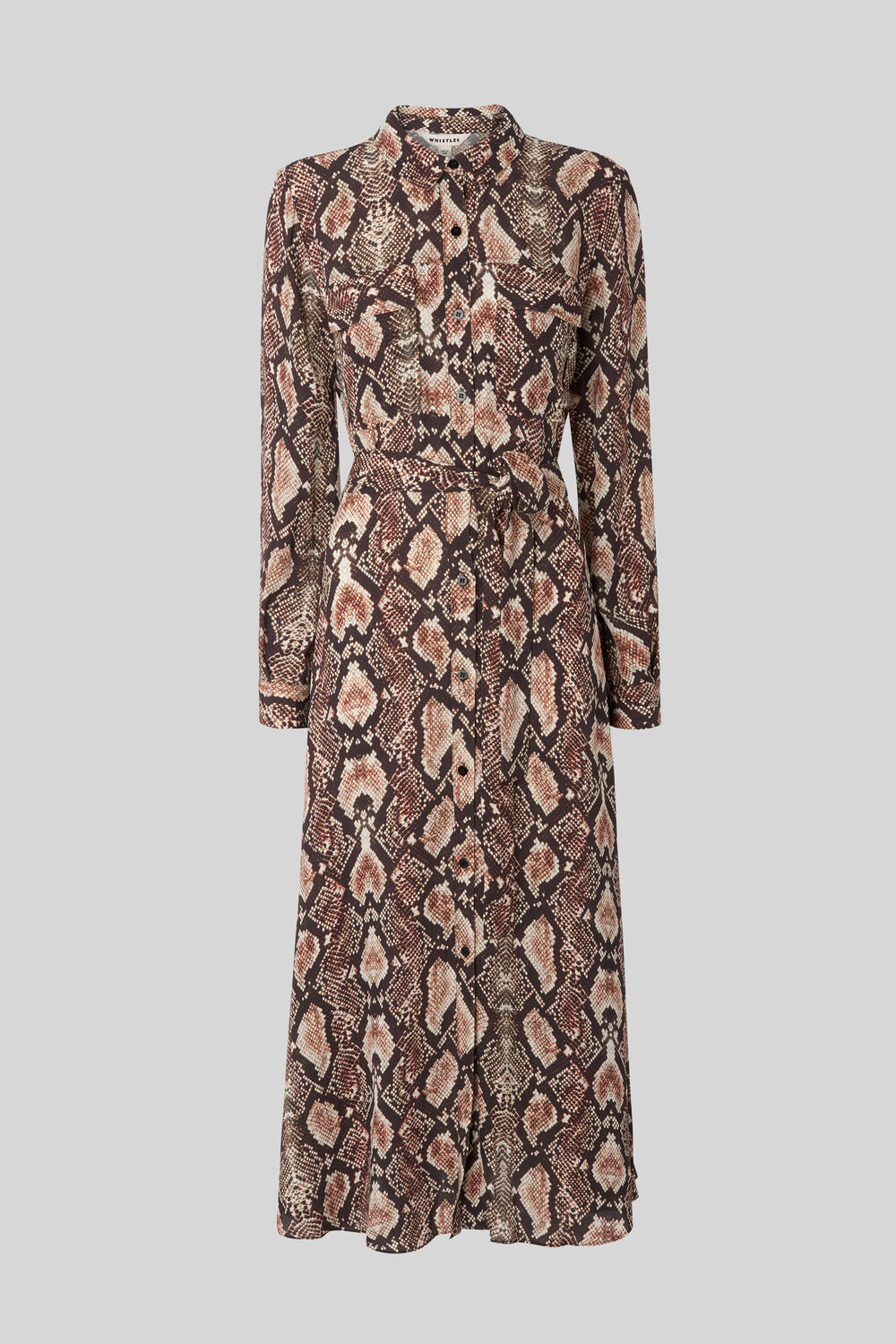 Elfrida Snake Print Dress Snake Print