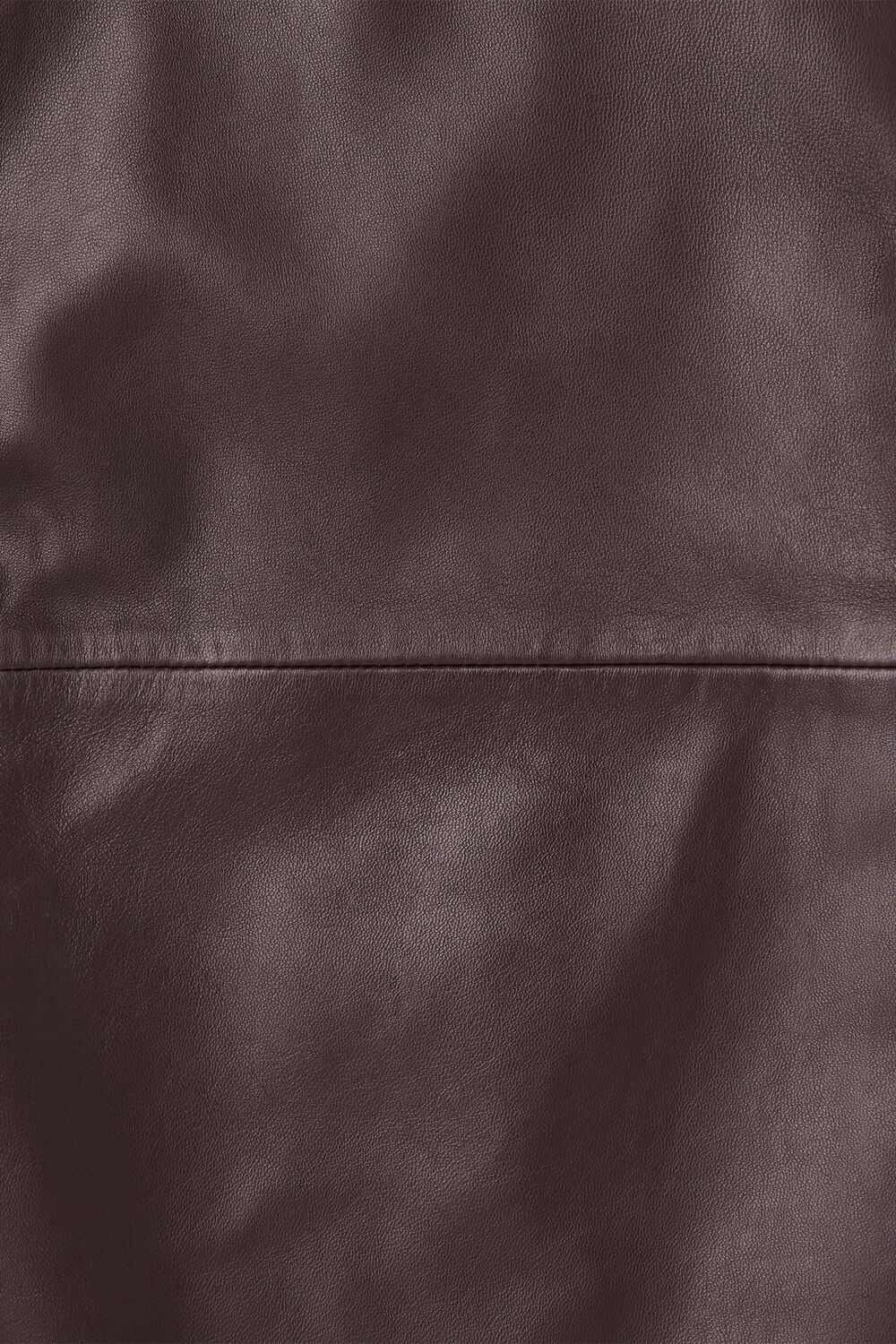 Chocolate Flat Front Leather Pants&nbsp;