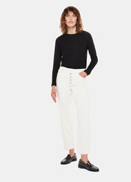 Crew Neck Pocket Top