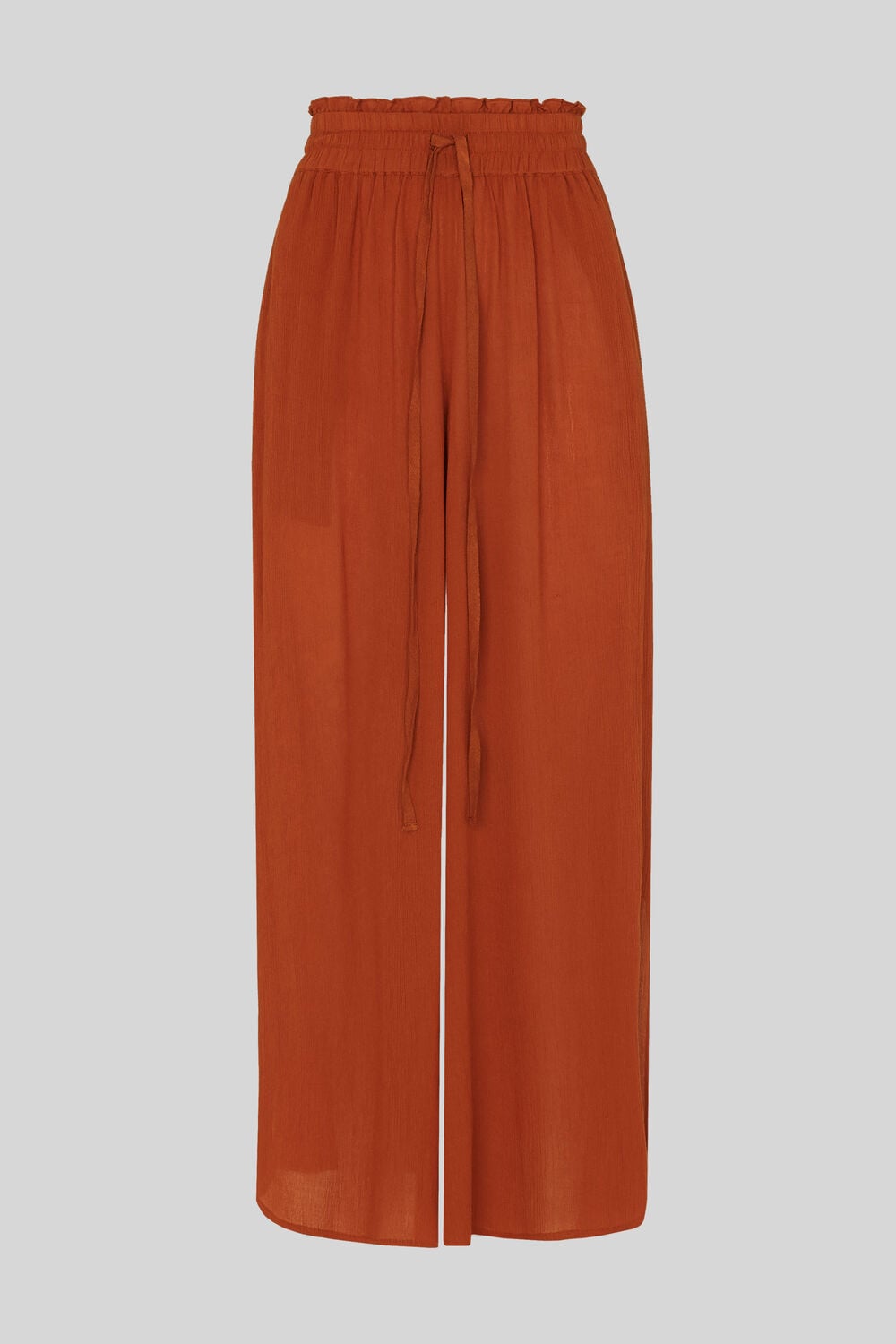 Fluid Crop Trouser Rust