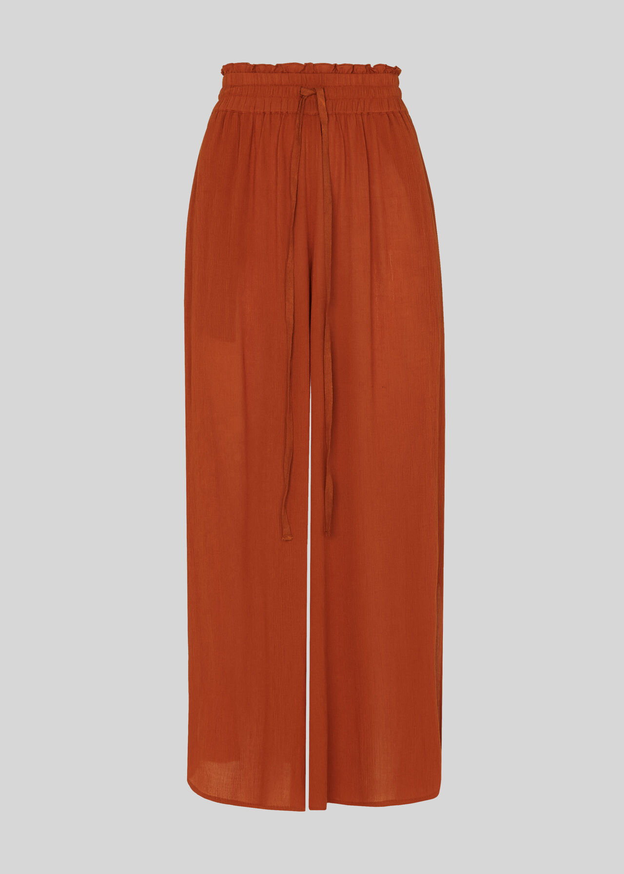 Fluid Crop Trouser Rust