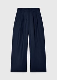Wide Leg Hopsack Trouser