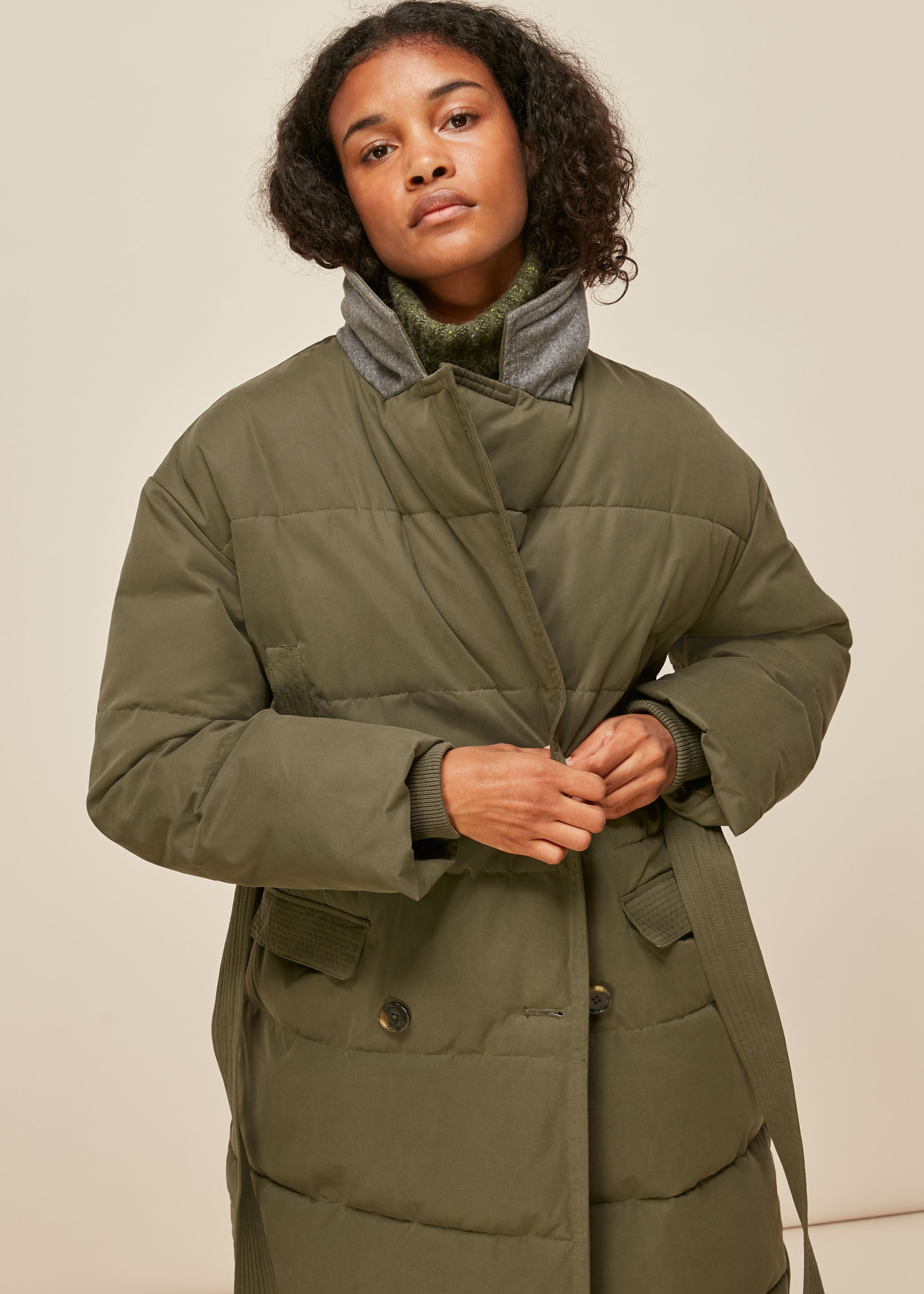 Whistles khaki jacket cheap