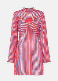 Tangle Stripe Silk Mix Dress