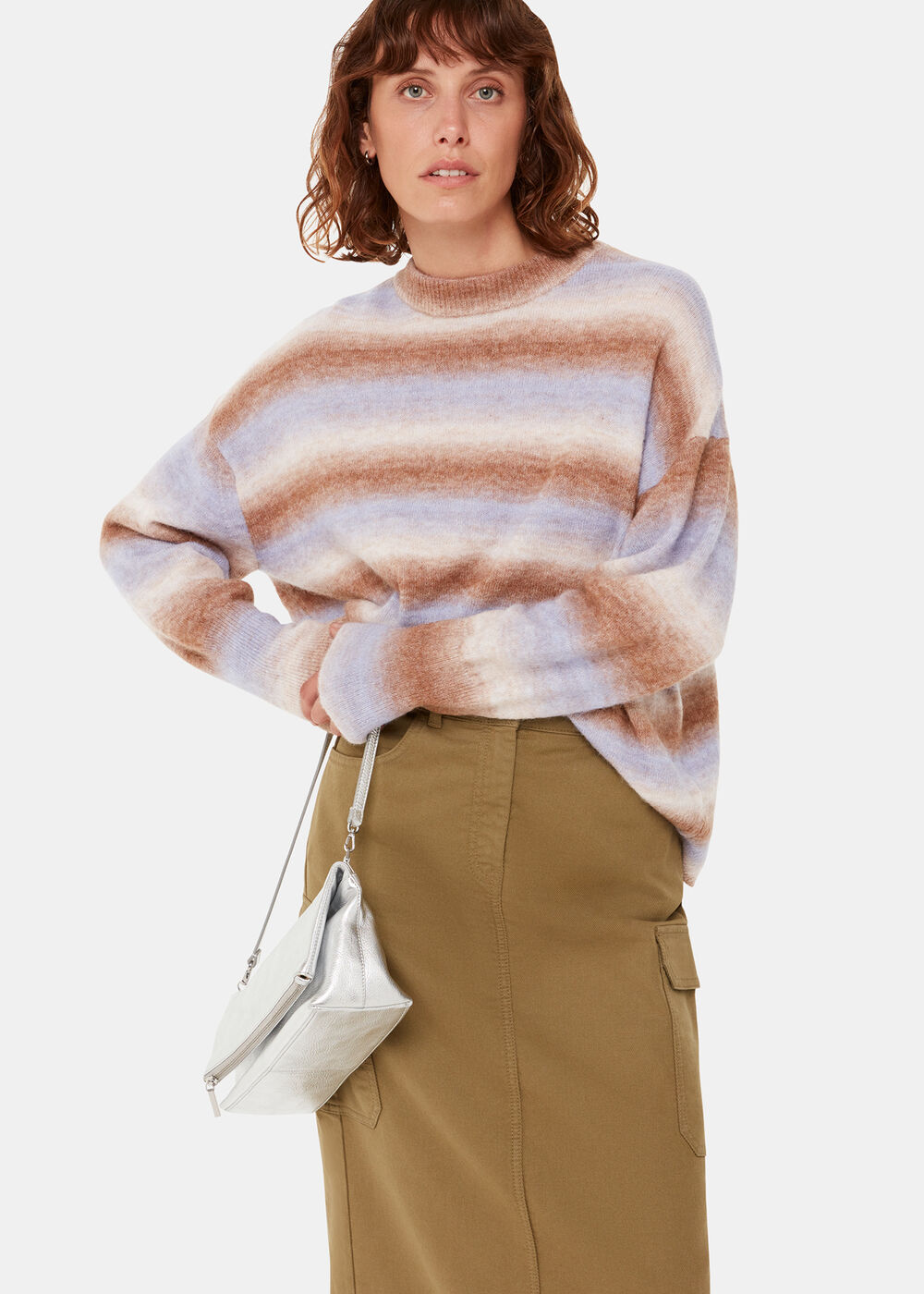 Space Dyed Alpaca Crew Neck