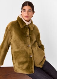 Tamina Short Shearling Coat