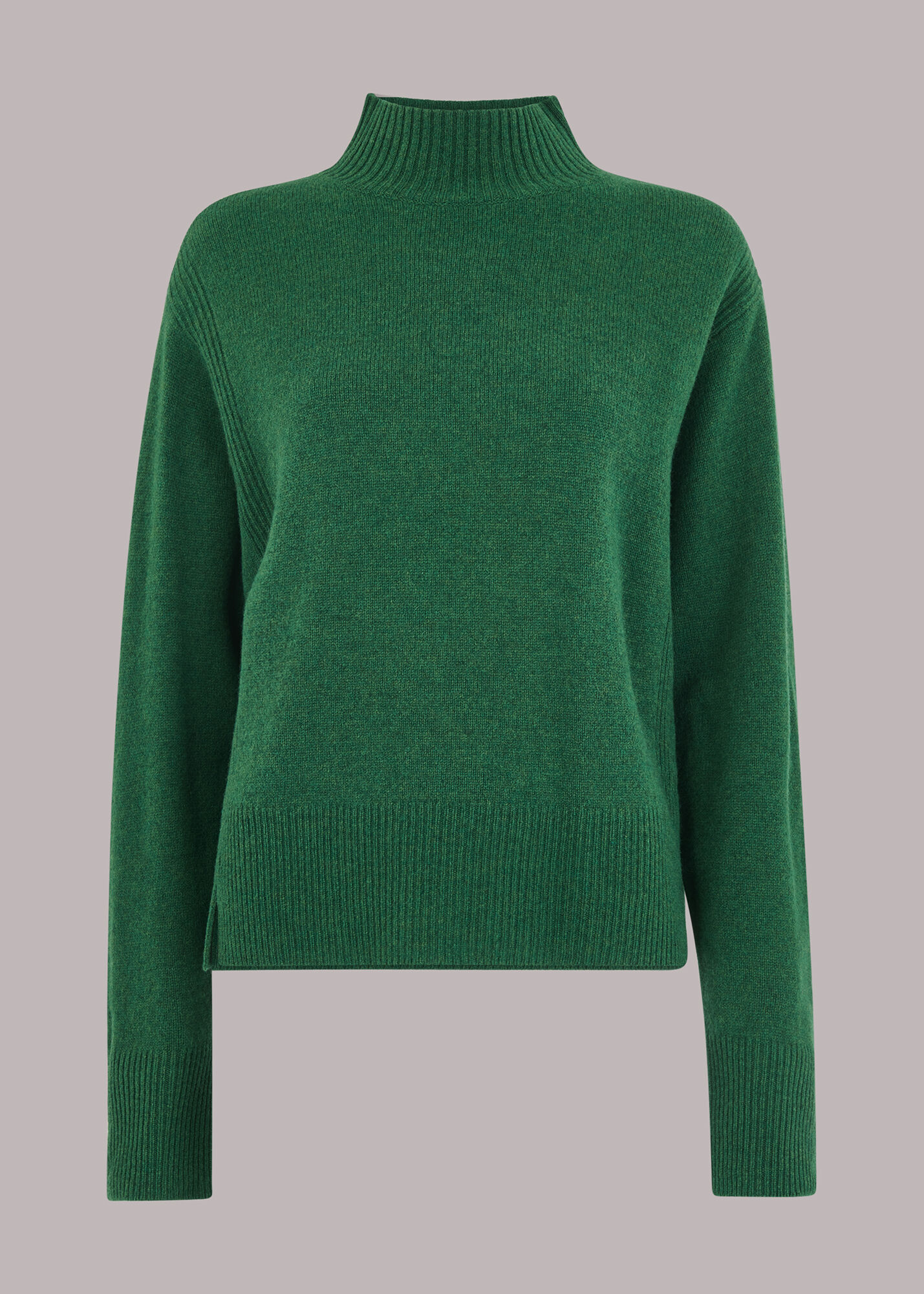 Whistles green cashmere jumper 2025