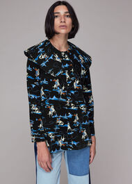Cowboy Print Cord Shirt