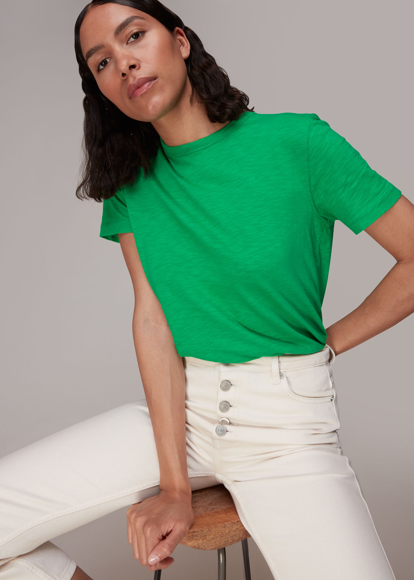 Green Emily Ultimate T-Shirt | WHISTLES