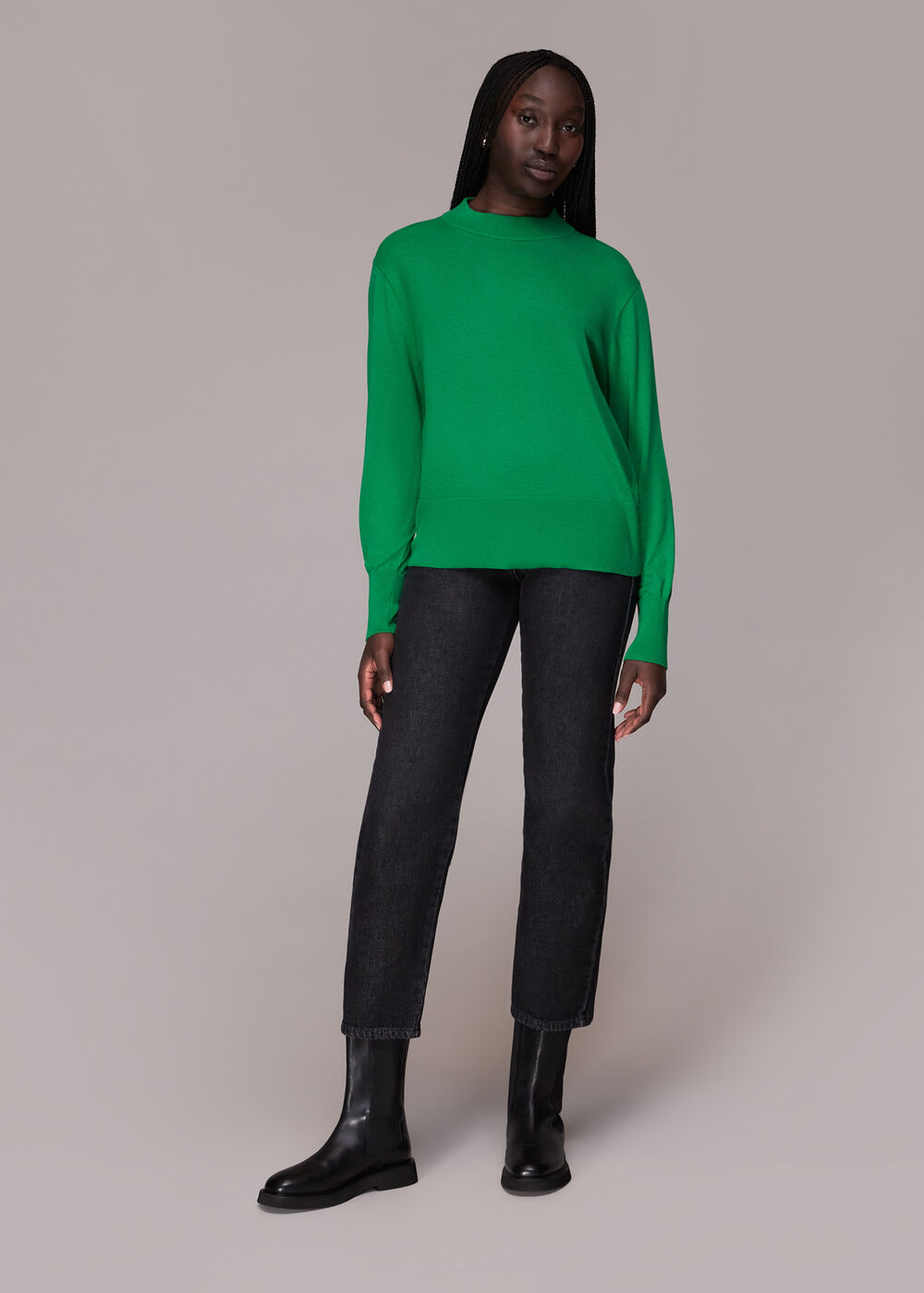 Mae High Neck Sweater