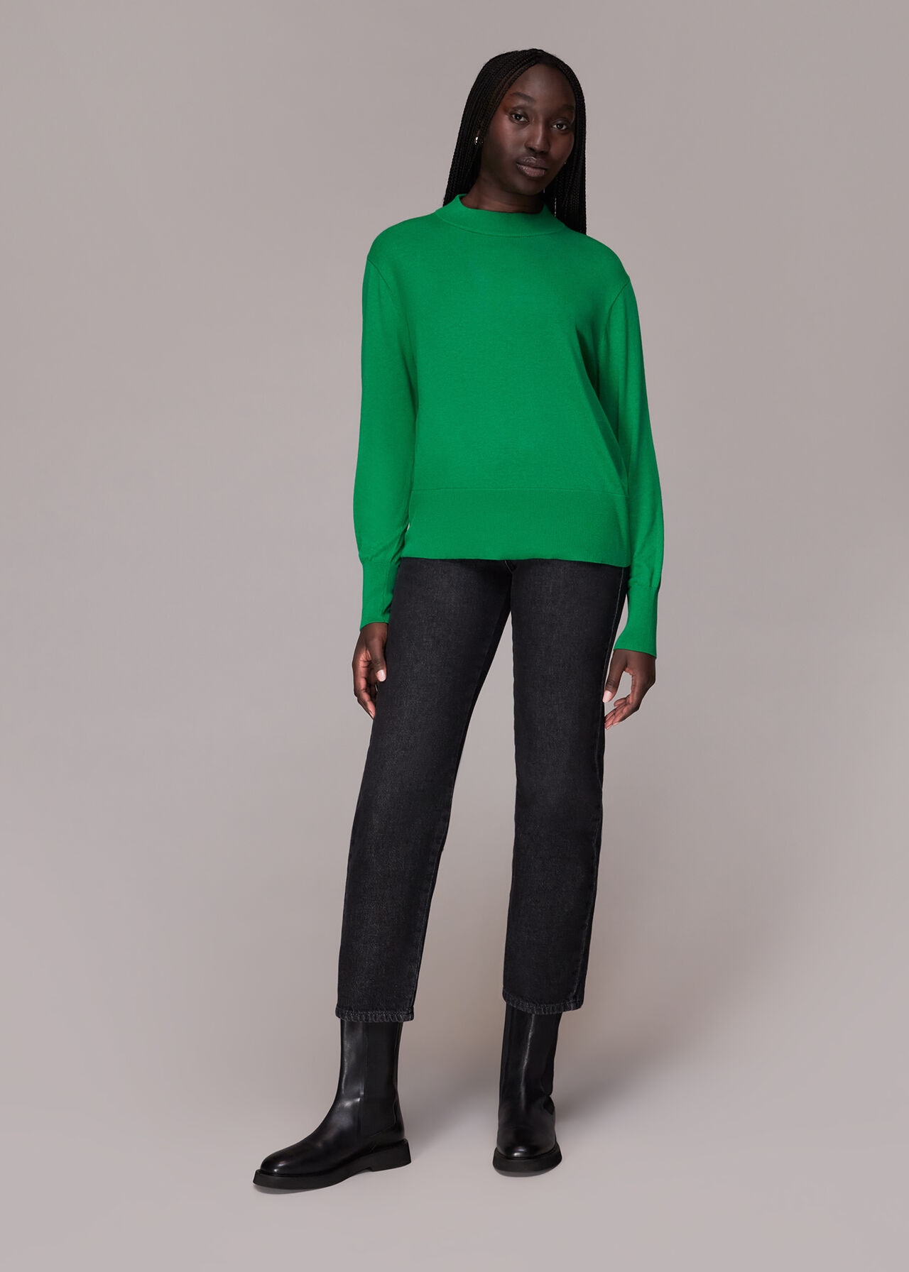 Mae High Neck Sweater
