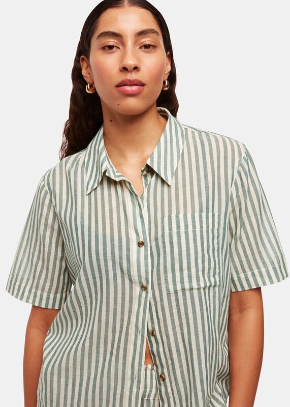Green Stripe Beach Coord