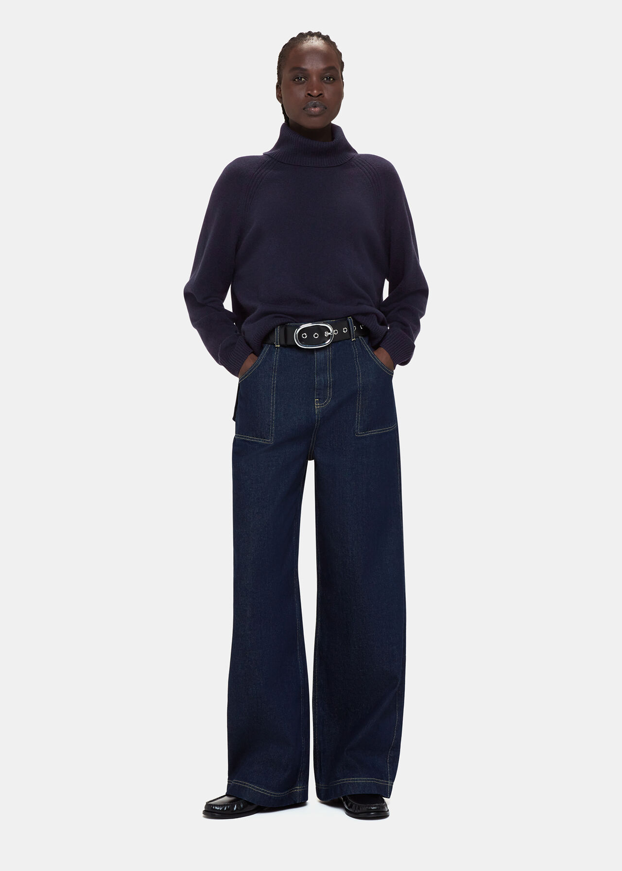 Cashmere Roll Neck