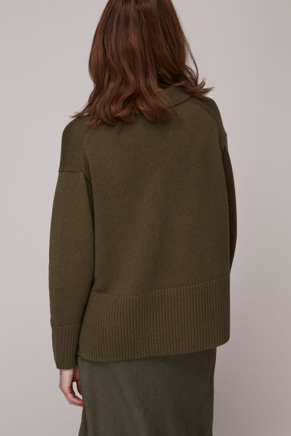 Button Front Polo Knit